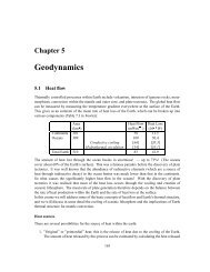 Chapter 5 Geodynamics - MIT