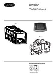 30XA/30XW PRO-DIALOG Control - Thermo Control