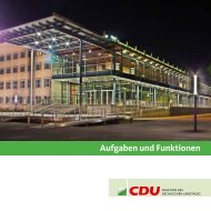 Aufgaben und Funktionen der CDU-Fraktion des Sächsischen