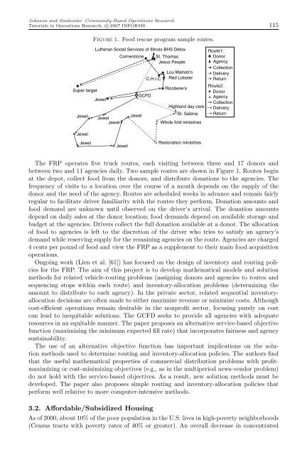 Community-Based Operations Research - Humanitarian Logistics