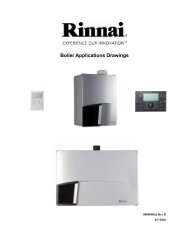 800000026 Rev B Boiler Applications Drawings - Rinnai