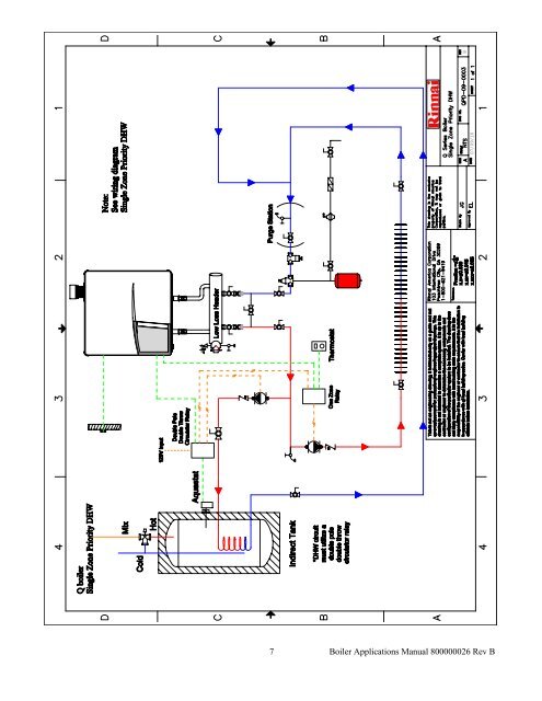 800000026 Rev B Boiler Applications Drawings - Rinnai