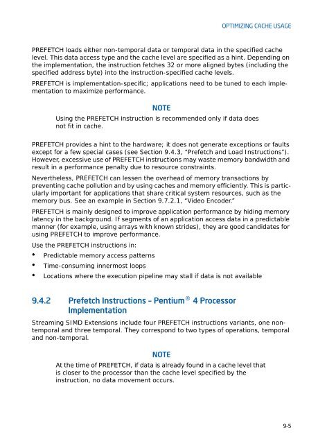 IntelÂ® 64 and IA-32 Architectures Optimization Reference Manual