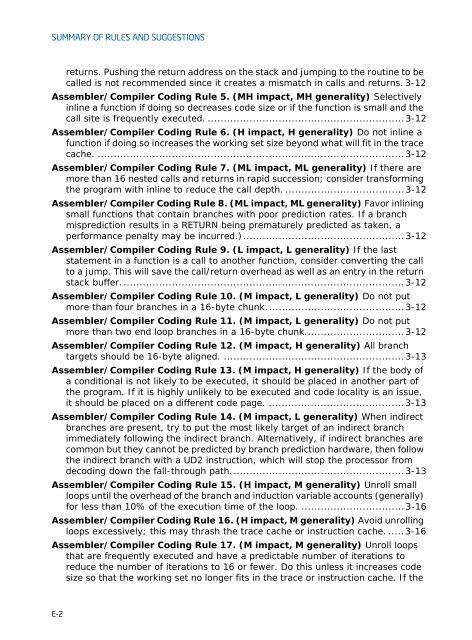 IntelÂ® 64 and IA-32 Architectures Optimization Reference Manual