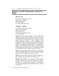 Selection of an EAP authentication method for a WLAN Khidir M. Ali ...