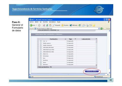 Sistema de envÃ­o de autocontroles - Siss