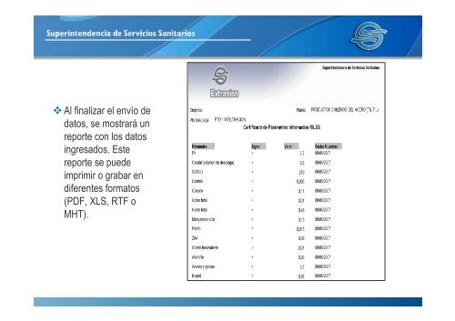 Sistema de envÃ­o de autocontroles - Siss