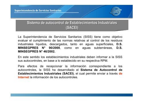 Sistema de envÃ­o de autocontroles - Siss