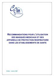 Recommandations pour l'utilisation des masques mÃ©dicaux et