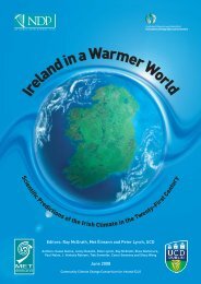 Ireland in a Warmer World - School of Mathematical Sciences