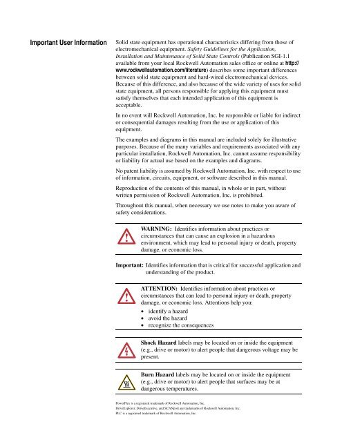 User Manual High Performance AC Drive