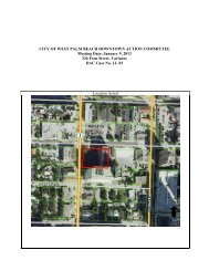 Downtown Action Committee Case No - City of West Palm Beach