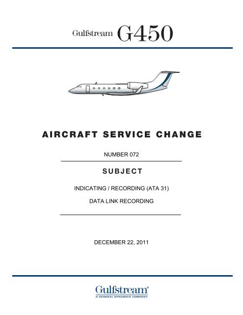 AIRCRAFT SERVICE CHANGE - Code7700