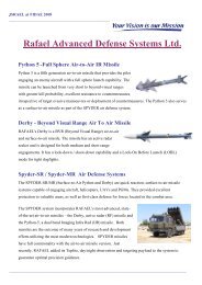 Rafael Advanced Defense Systems Ltd. Python 5 - Full ... - Sibat