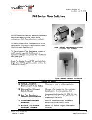 F61 Series Flow Switches Product/Technical Bulletin - Johnson ...