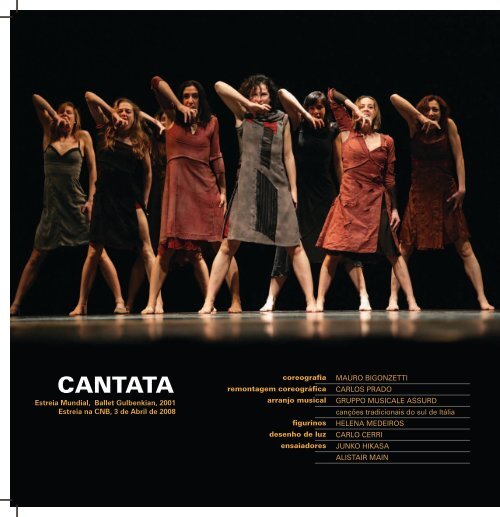 Cantata Programa - Companhia Nacional de Bailado