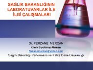 SaÄlÄ±k BakanlÄ±ÄÄ± Hizmet Kalite StandartlarÄ±