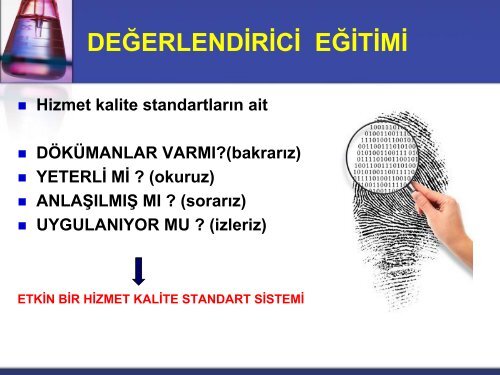 SaÄlÄ±k BakanlÄ±ÄÄ± Hizmet Kalite StandartlarÄ±