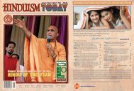 Hinduism Today January 2009 - Cover, Index, Front Articles