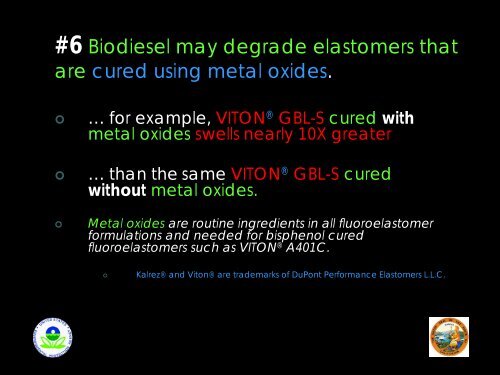 Material Compatibility - UCSD Biodiesel