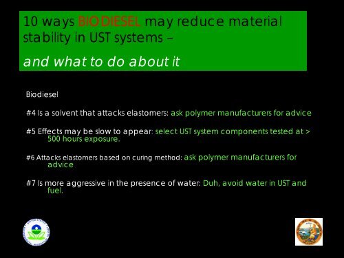 Material Compatibility - UCSD Biodiesel