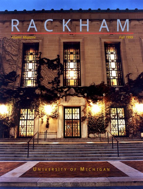 Rackham Graduate School - University of Michigan