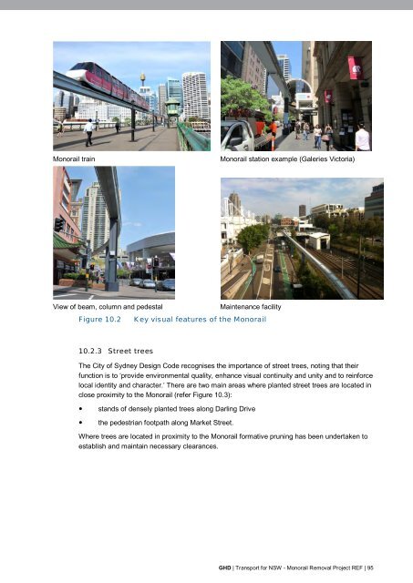 Monorail Removal Project - Review of Environmental Factors (REF)