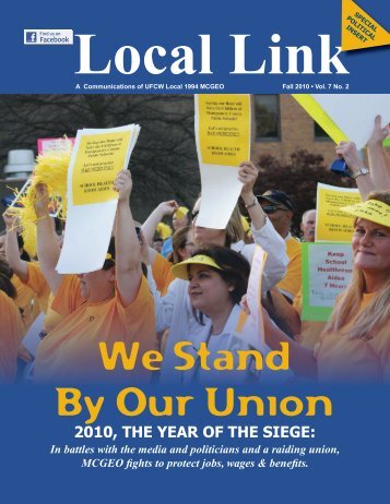 We Stand By Our Union - UFCW Local 1994 MCGEO