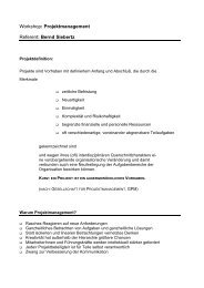 Arbeitsmappe Projektmanagement