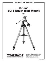 Orion® EQ-1 Equatorial Mount