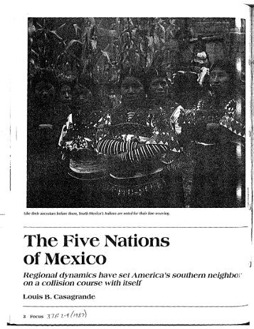 The Five Nations of Mexico - Odyssey of a Mom Scholar