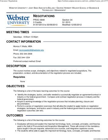 PROC 5840 - Webster University