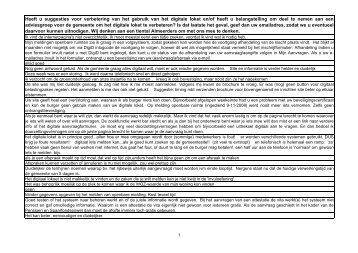 Open antwoorden contact met gemeente (PDF 162.9Kb