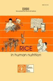 Rice in human nutrition / prepared in collaboration with ... - IRRI books