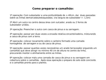 Como preparar o camalhÃ£o - Eduardo Pagot