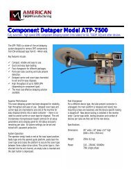 Component Detaper Model ATP Component Detaper Model ATP-7500