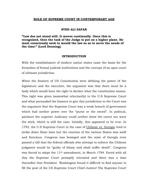 Constitution Petition No.21 of 2007-Final - Supreme Court of Pakistan