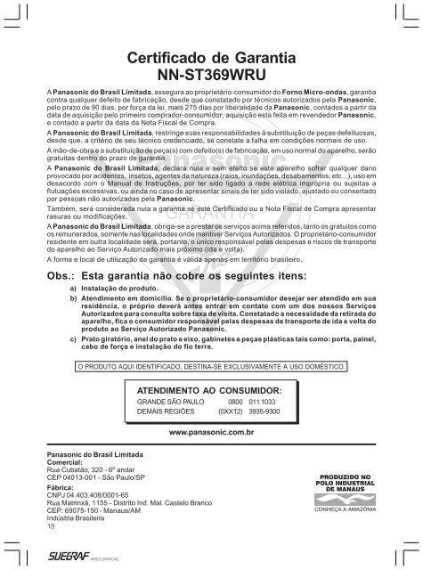 NN-ST369W.pdf - Panasonic