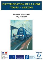 Electrification de la ligne Tours-Vierzon - RFF