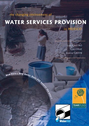 The changing environment of water service provision in ... - WaterAid
