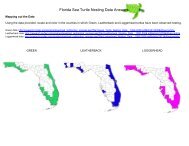 Florida Sea Turtle Nesting Data Answers