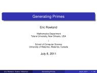 Generating Primes