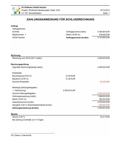 SJ AVA - SJ Software GmbH