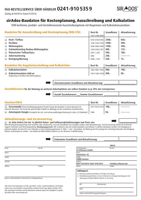 SJ AVA - SJ Software GmbH