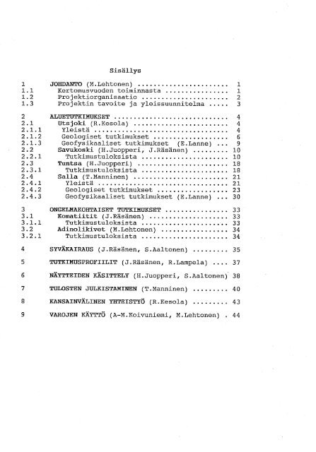 2 - Arkisto.gsf.fi - Geologian tutkimuskeskus