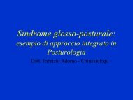 Sindrome glosso-posturale: esempio di approccio integrato ... - DMSA