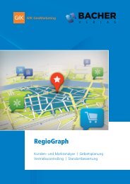 Produktinformation RegioGraph (PDF) - Bacher