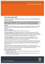 Information paper AR1 - Queensland Government