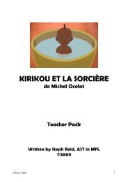 KIRIKOU ET LA SORCIÈRE - Routes Into Languages