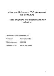 Arten von Optionen in IT-Projekten und ihre Bewertung - Institute for ...